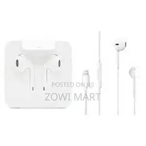 Apple Earpods Headphones With Lightning Connector.