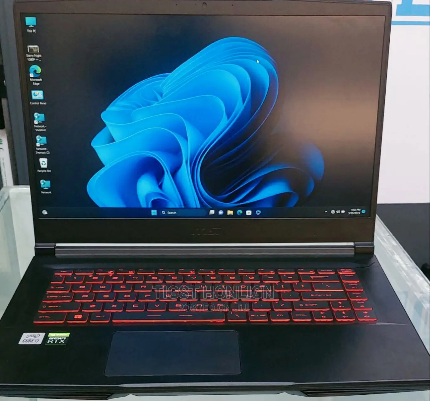 New Laptop MSI GF63 16GB Intel Core I7 SSD 512GB