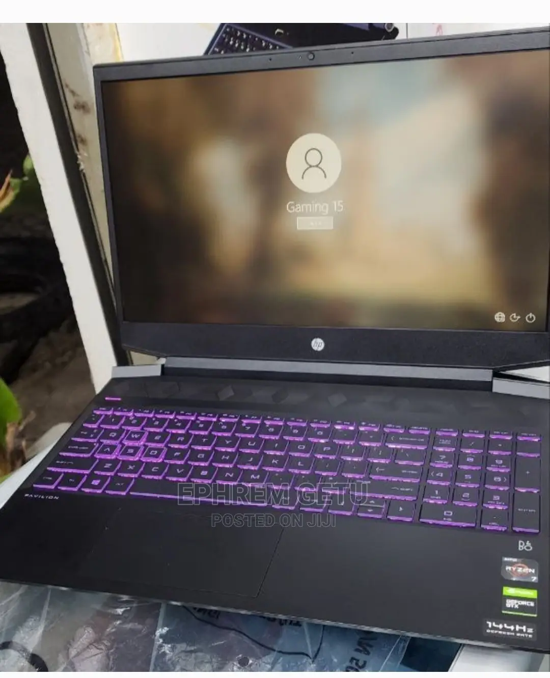 New Laptop HP Pavilion 15 8GB AMD Ryzen 7 SSD 512GB