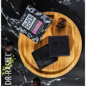 Dr. Rashel Black Soap With Collagen and Charcoal