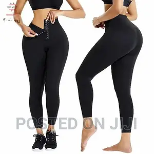 High Waist Sauna Sweat Pants ኩረሲ ታይት ለሴቶቸ