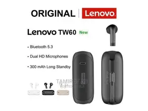 Lenovo TW60B Bluetooth 3.5 TWS Headphones Noise Reduction