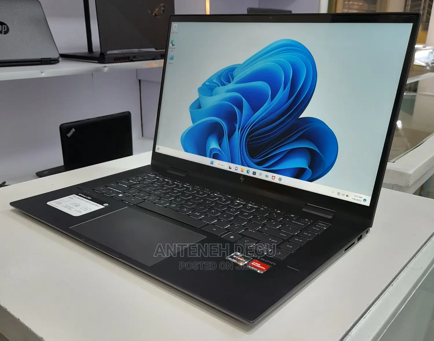 New Laptop HP Envy X360 16GB AMD Ryzen 7 SSD 512GB