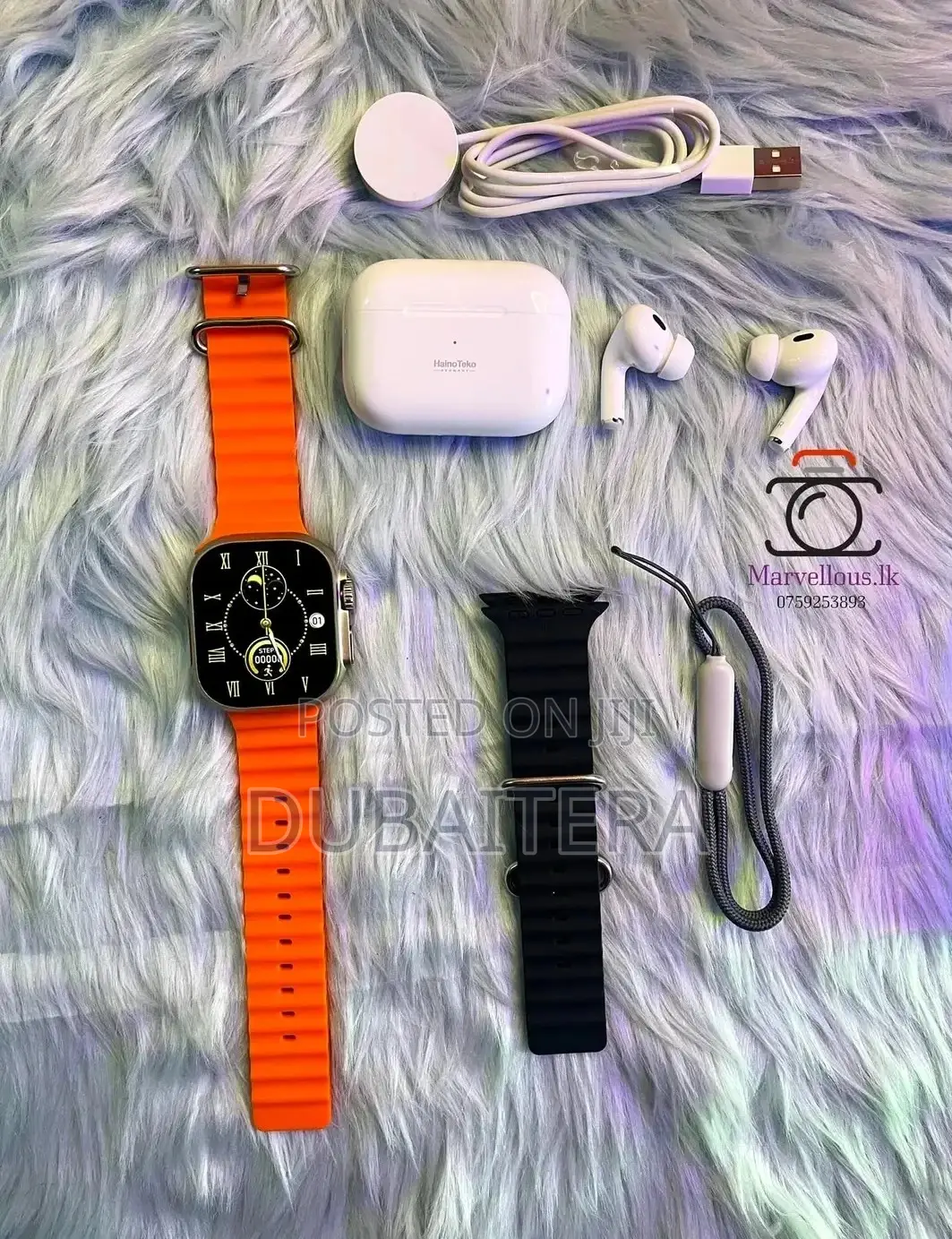 Hainoteko Germany GP-8 Ultra Smart Watch With Airpods