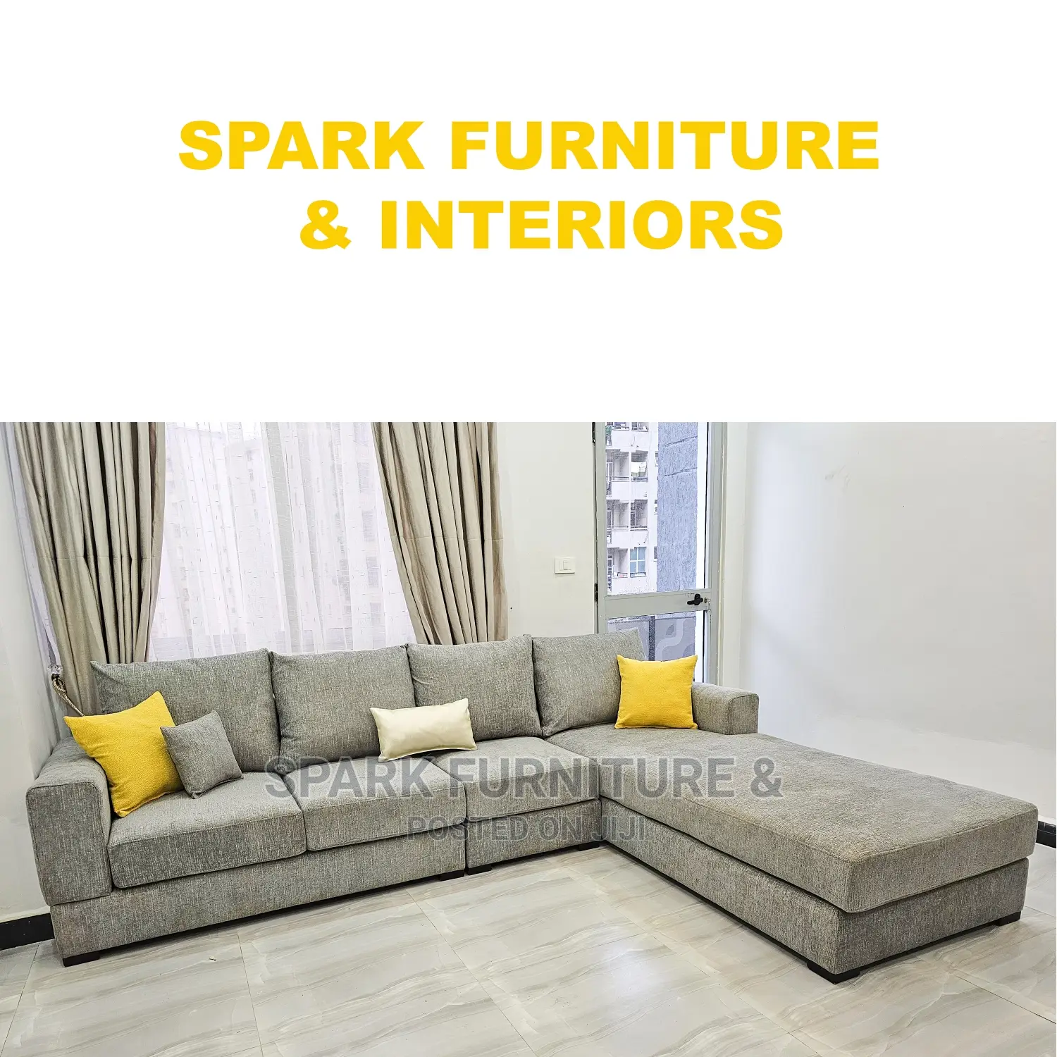 L Shape Sofa Sc-003