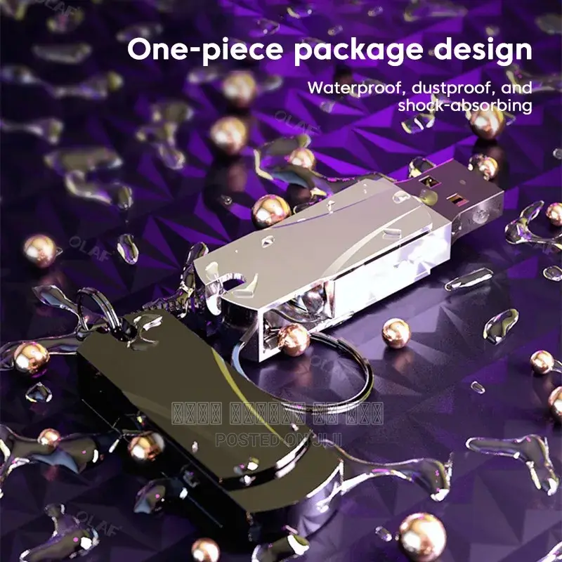 2tb Full Metal Rotatabel Silver Usb Flash Drive