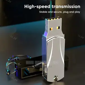 2tb Full Metal Rotatabel Silver Usb Flash Drive
