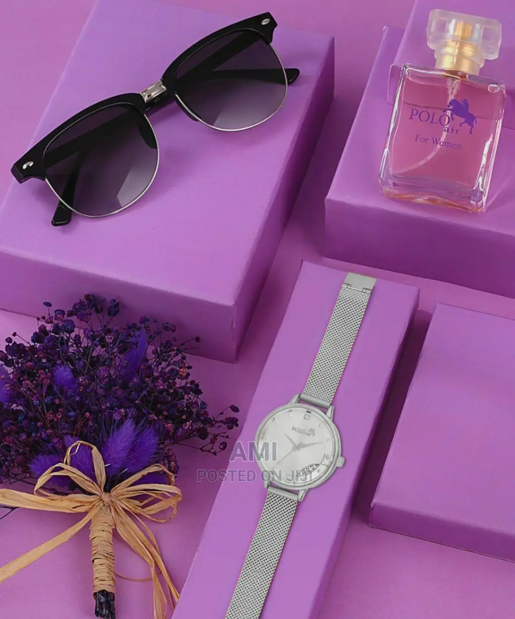 POLO AIR Women's Wristwatch Perfume, Glass Combination