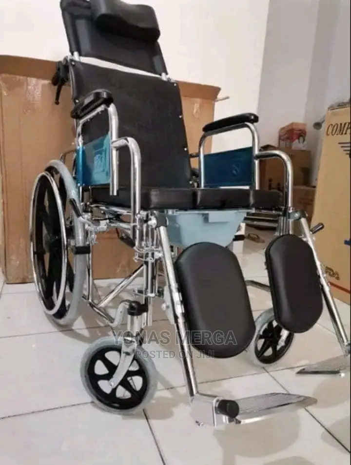 Toilet Commode Wheelchair Standard Wheelchair