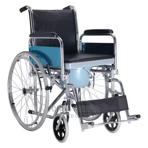 Meditive Commode Wheelchair With Detachable Armrest