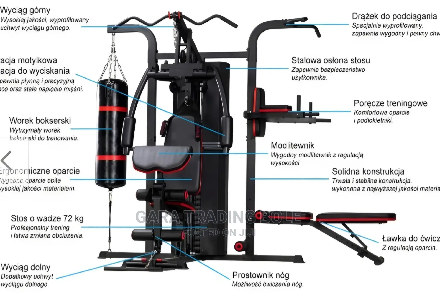 4-Station Gym Miracle Fitness