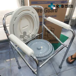 White and Silver Y-Care KW 894 Aluminium Commode Chair