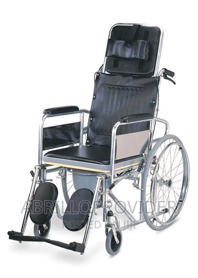 Fs9h09 Reclining Commode Wheelchair
