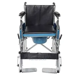 Wheelchair With Mag Rear Wheel Fixed Armrest Footrest