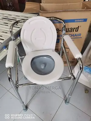 Aluminum Multi-Function Adult Chair Commode Toilet Portable