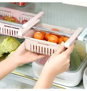 Adjustable Retractable Refrigrator Storage Basket