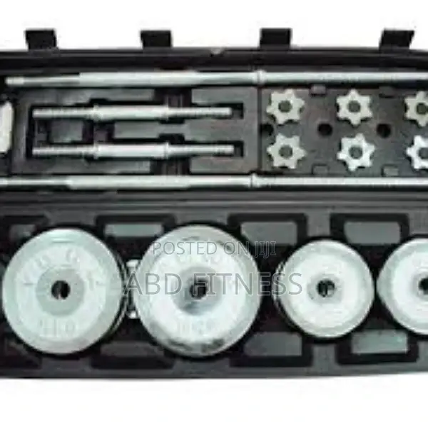 Adjustable 50kg Dumbble and Barbells