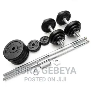 ዘመናዊ ዳንፕል እና ባርቤል Dumbbell and Barbell 55kg or 50kg እስከ 55kg