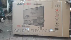 Mewe 75 Inchs Uhd Smart Double Glass New Tv
