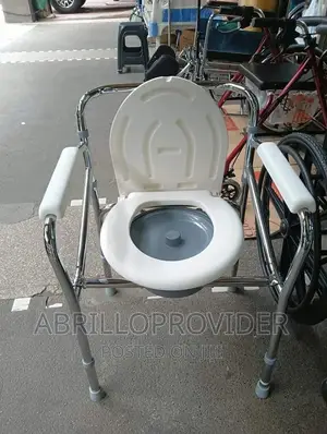Commode Chair With Almunium New Packed