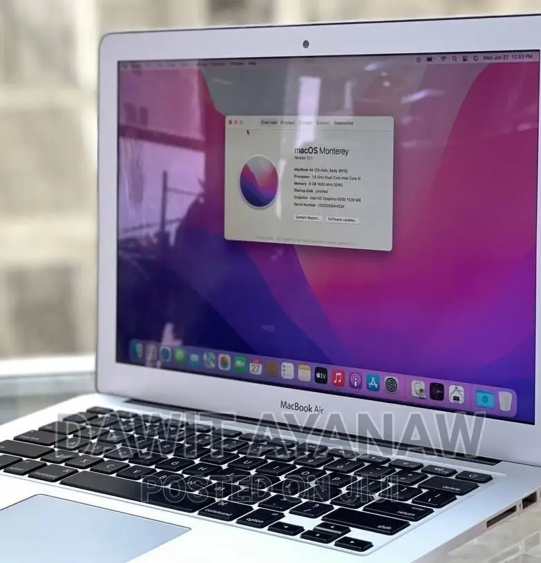 New Laptop Apple MacBook Air 2017 8GB Intel Core I5 SSD 256GB