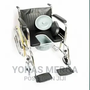 Medical Commode Folding Wheelchair,Automation Grade:Manual