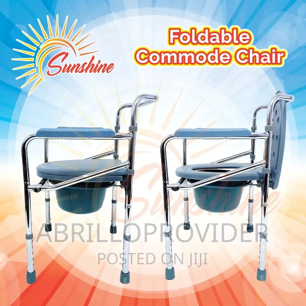 Adjustable Height Commode Chair (Packed)