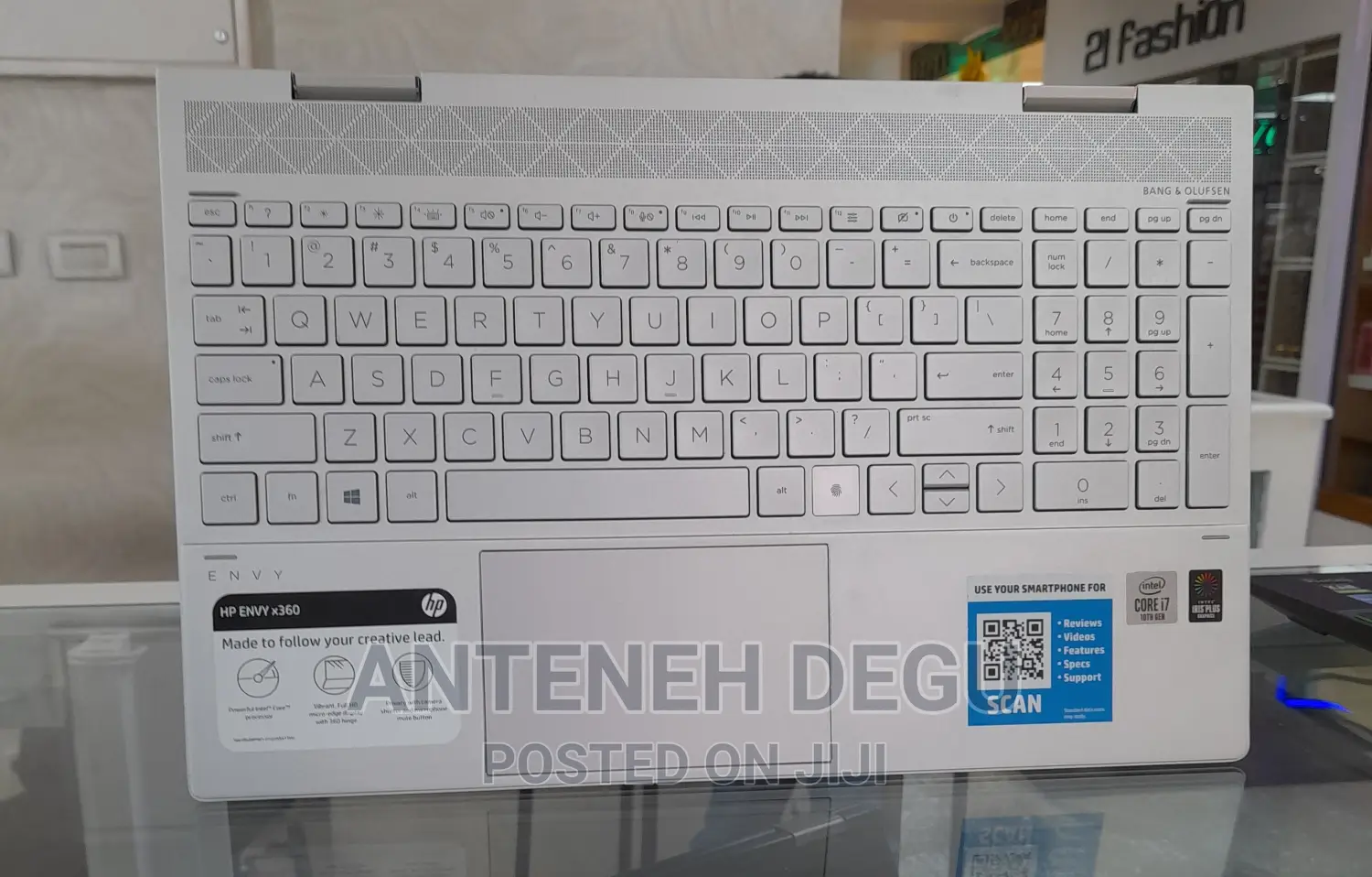New Laptop HP Envy X360 12GB Intel Core I7 SSD 512GB