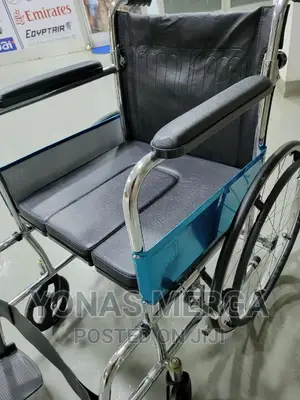 Wheelchair; Commode Seat With Pot,Cushioned Top Cover