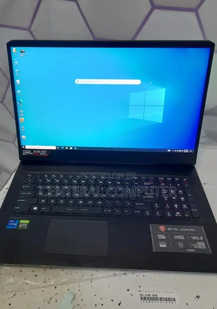 New Laptop MSI GF63 16GB Intel Core I7 SSD 1T