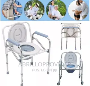 3-in-1 Usage - Bedside Commode Chair/Chair/Medical Chair