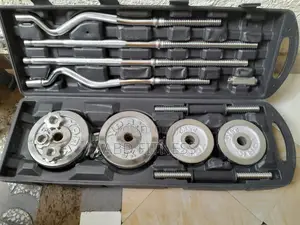 55kg Dumbbell and Barbell Set