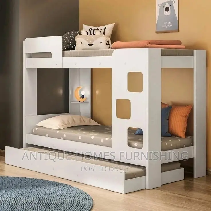 Kids Bunk Bed With Extra Drawer And Open Shelf