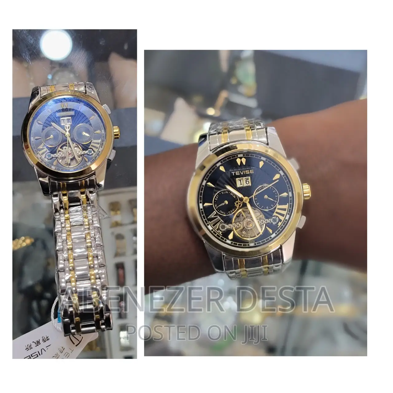 Tevise Automatic Men's Watch Elegant Sophisticated
