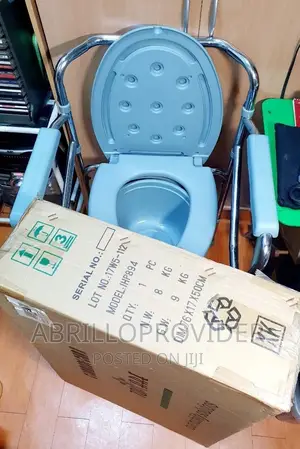 Stainless Steel Commode Chair, Type of Chair: Foldable, Size