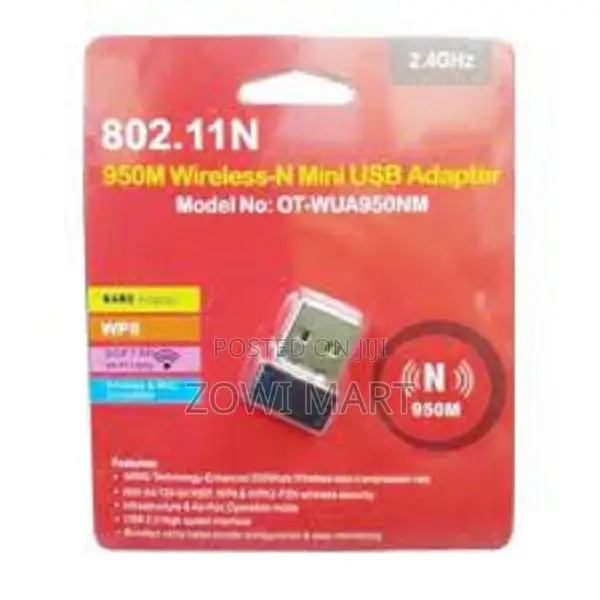 950 MBPS Wireless-N Mini USB Adapter (OT-WUA950NM) | 802.11N