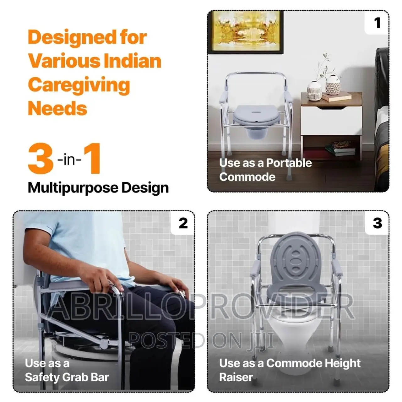 Medical Chair-Commode Chair-Foldable Chair-Toilet Chair