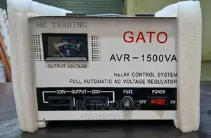 Stabilizer Gato 1500w የኤሌክትሪክ ሀይል መቆጣጠርያ 1500ዋት