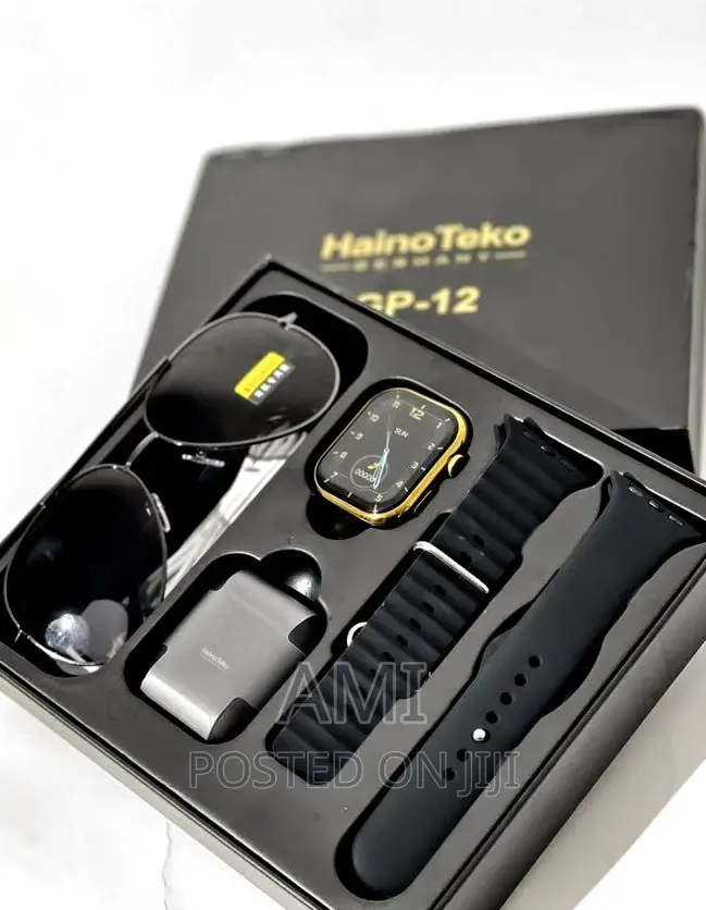 Haino Teko Gp12 Package (Smart Watch + Airbuds + Sunglasses)