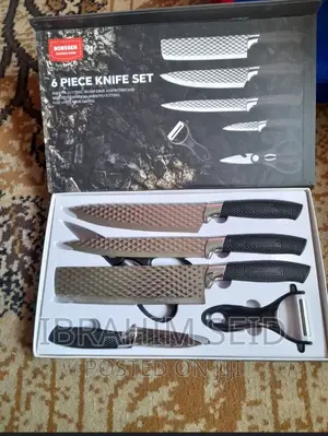 Bobssen Chef Knife Set for Kitchen, Sharp Stainless Steel