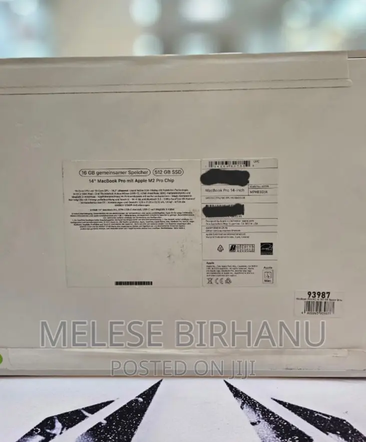 New Laptop Apple MacBook Air 2022 M2 16GB Intel Core I7 SSD 512GB