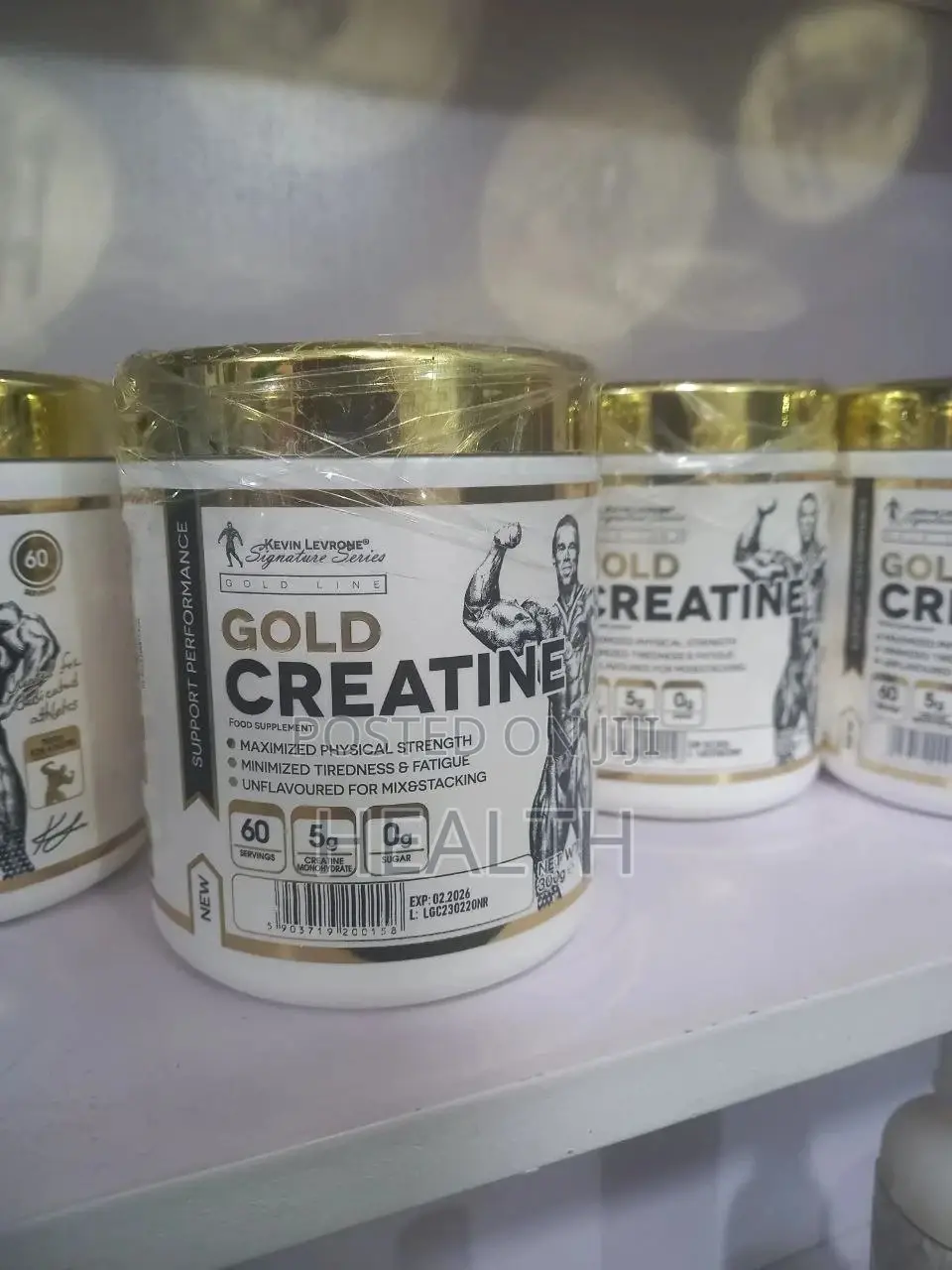 Gold Creatine Kevin Levron 0 Sugar
