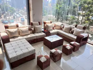 U Shaped Sofa With Table
