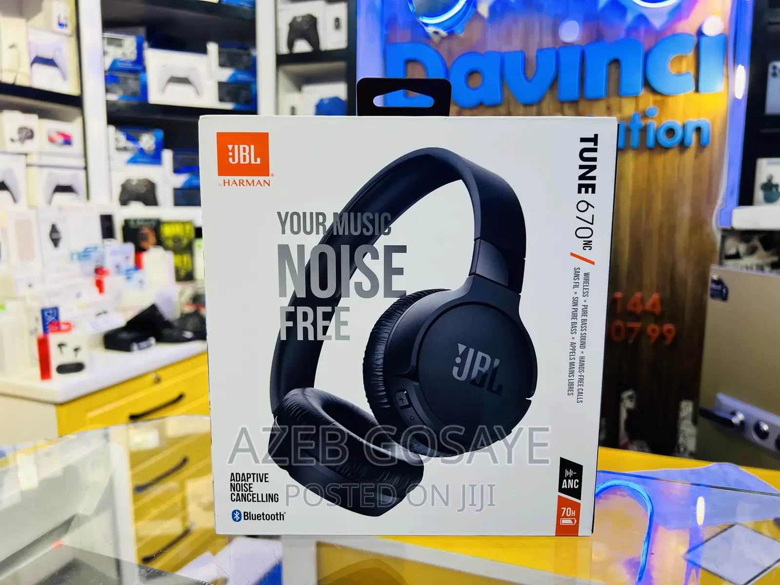 JBL Tune 670NC Wireless on-Ear Headphones,