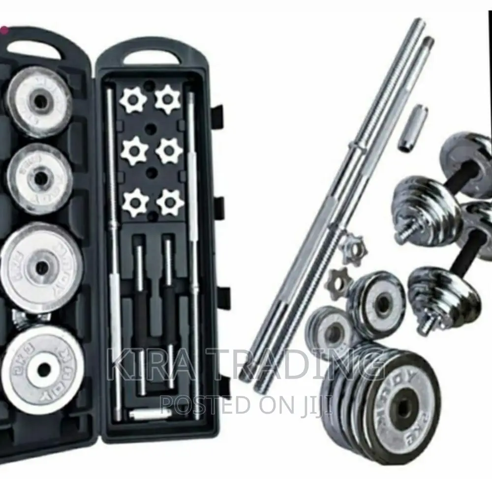 የራሱ Box ያለው 50kg Dumbbell and Barbell