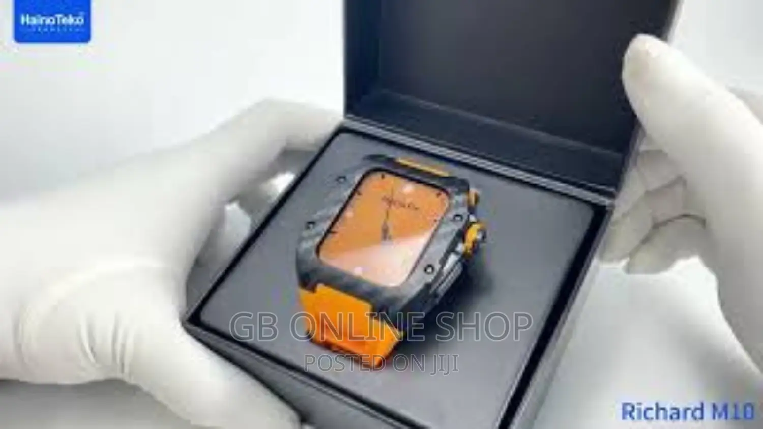 Hainoteko Richard M10 Smart Watch 3 Straps 1 Protection Case