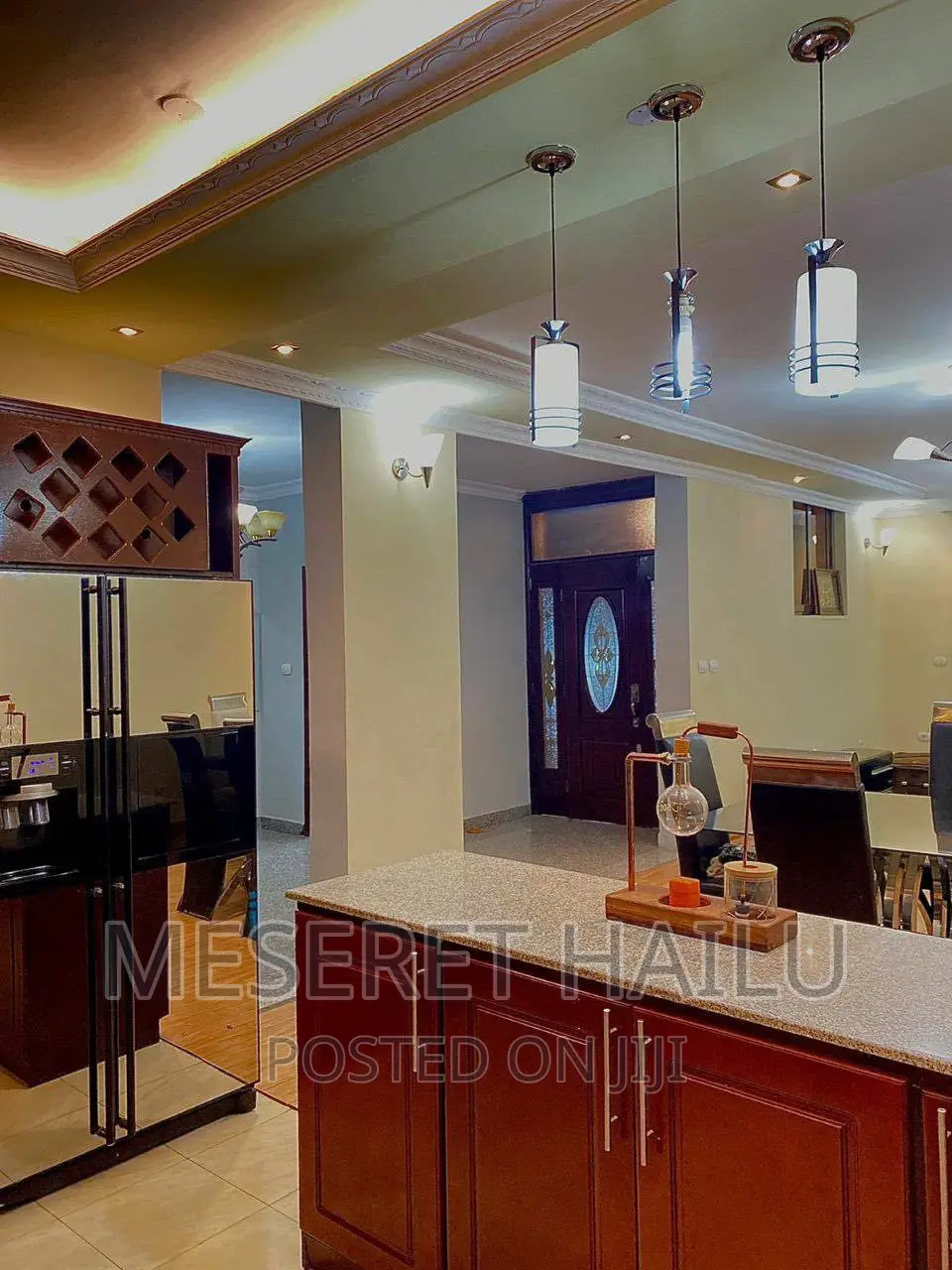 Furnished 6bdrm House in Gerge, Bole for rent
