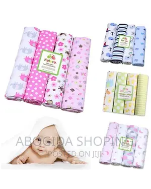 Flannel Receiving Blankets
መቀበያ መጠቅለያ