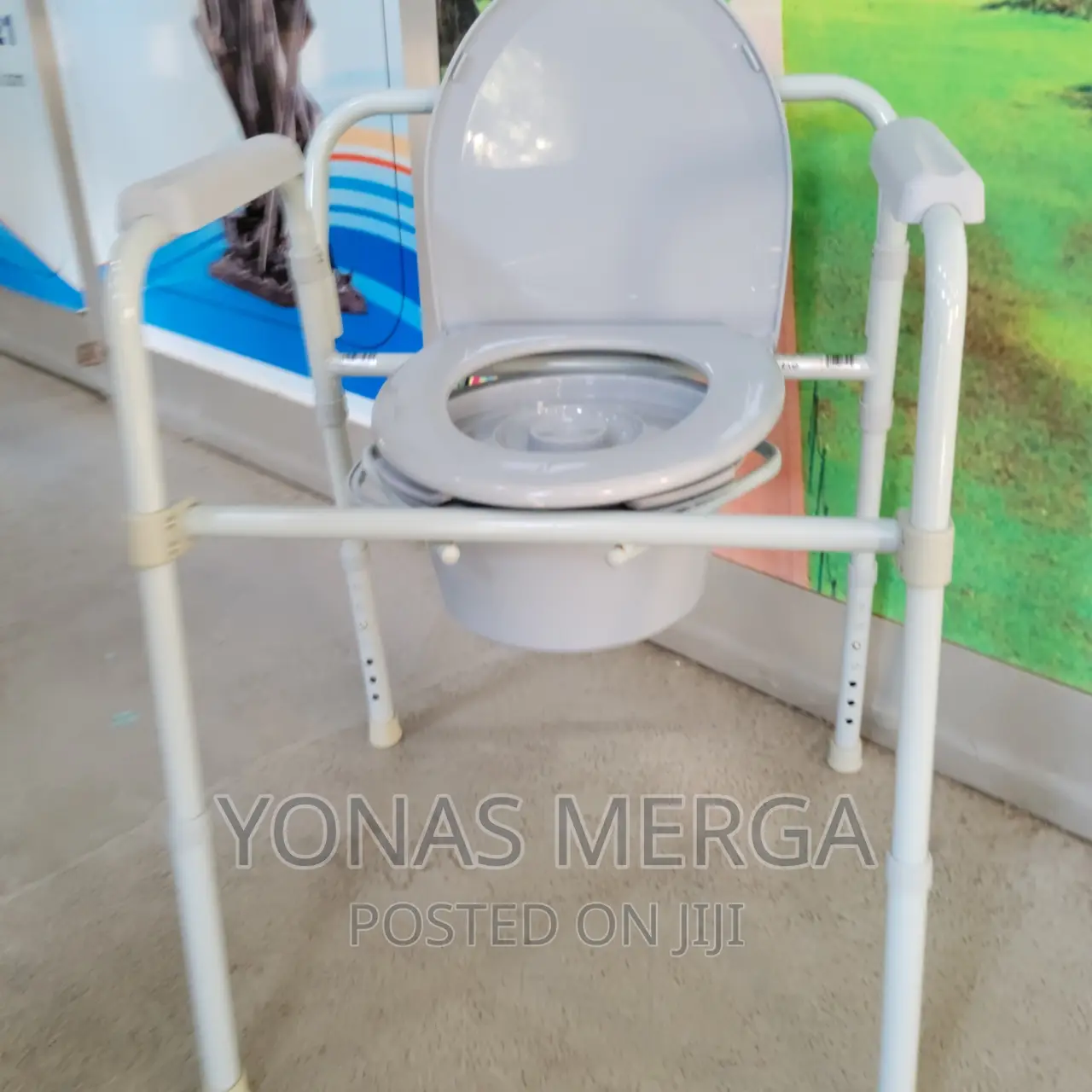 Toilet Wheelchair/Potty Chair/Popo Chair/ፒቪሲ/Seat/Commode