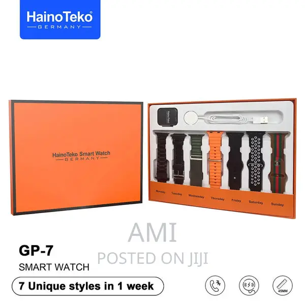 Hainoteko GP-7 Ultra Series 9 Smartwatch With 7 Straps